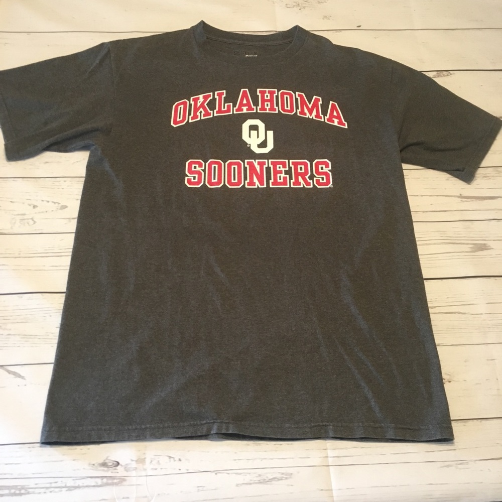 OU Gray Crew Neck Tee